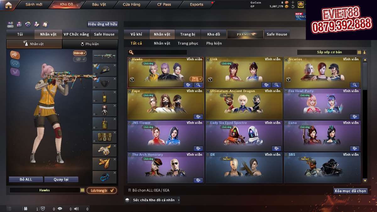shop acc cf uy tin gia re